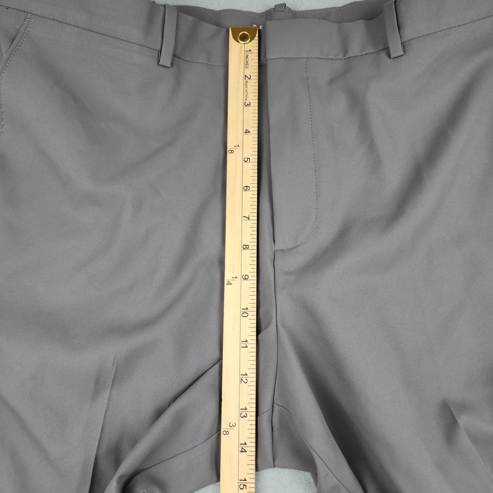 Perry Ellis Portfolio Dress Pants Mens 40x34 Gray Classic Fit Microfiber NWT - Picture 7 of 12